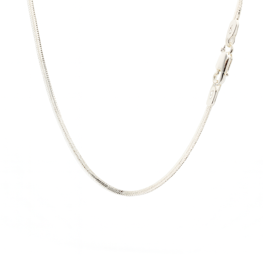 Elira Schlangenkette aus 925 Sterling Silber – Glatt & Zeitlos 1mm Breit