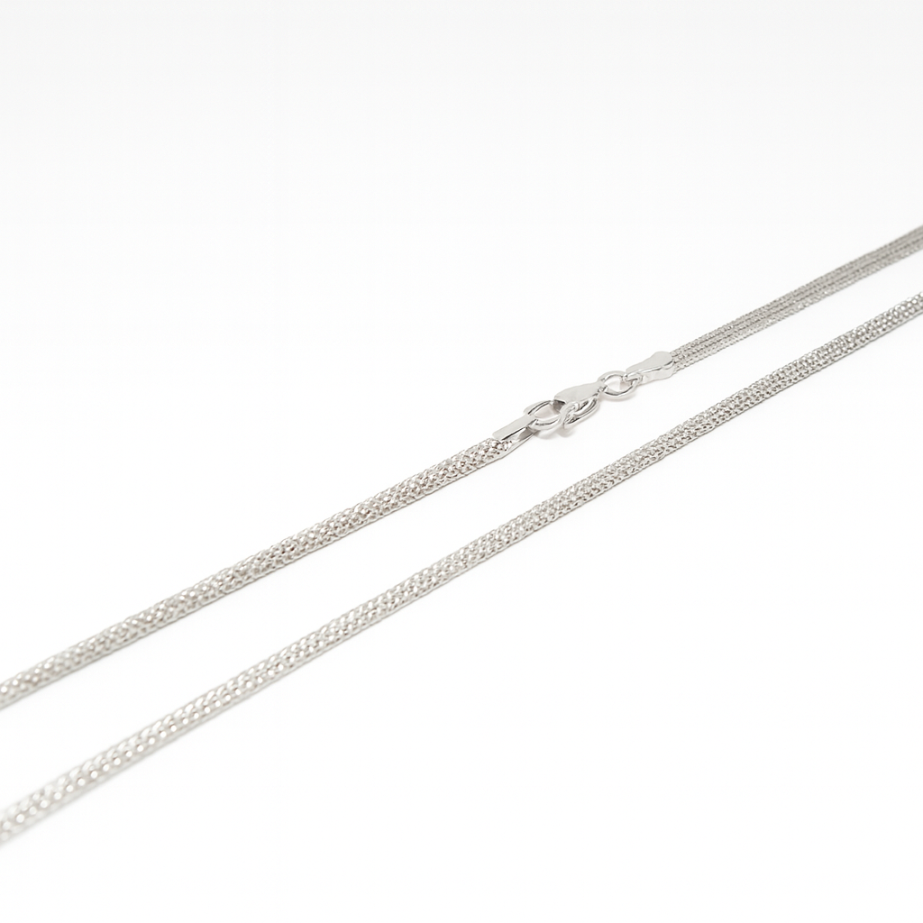 Elira Schlangenkette aus 925 Sterling Silber – Glatt & Zeitlos 1mm Breit