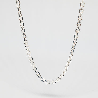 Elira 925 Sterling Silber Ankerkette – Klassisches Design Unisex 4mm Breit