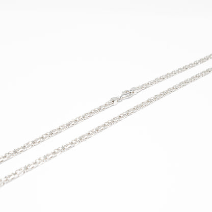 Elira Königskette 925 Silber – Luxuriöse Halskette für Männer & Frauen 2mm Breit