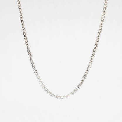 Elira Königskette 925 Silber – Luxuriöse Halskette für Männer & Frauen 2mm Breit