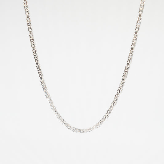 Elira Königskette 925 Silber – Luxuriöse Halskette für Männer & Frauen 2mm Breit
