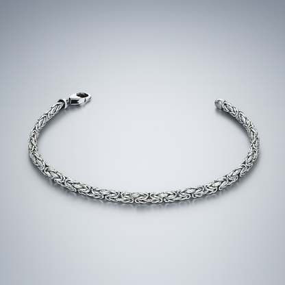 Elira 925 Sterling Silber – Königsarmband 2mm Breit