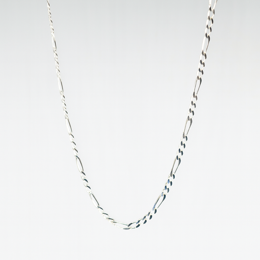 Elira Elegante Figaro-Halskette aus 925 Sterling Silber – Klassisches Design für Damen & Herren 3mm Breit