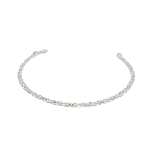 Elira 925 Sterling Silber – Königsarmband 2mm Breit