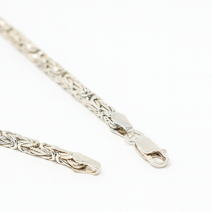 Elira Königskette 925 Silber – Luxuriöse Halskette für Männer & Frauen 2mm Breit